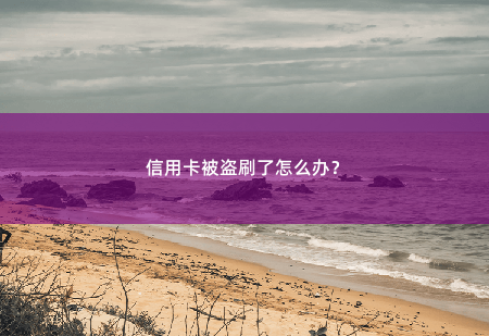 信用卡被盗刷了怎么办？-掌中文学