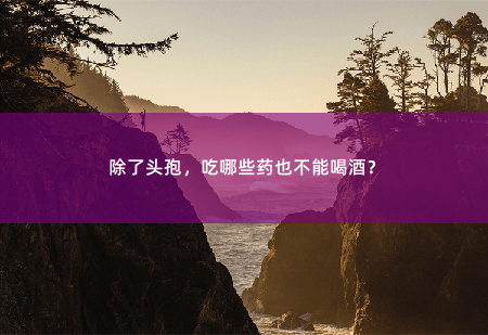 除了头孢，吃哪些药也不能喝酒？-掌中文学