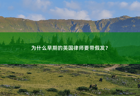 为什么早期的英国律师要带假发？-掌中文学