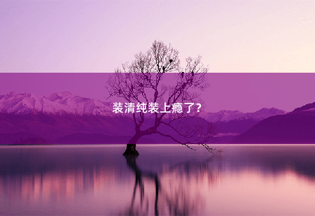 装清纯装上瘾了？那你老婆怎么办？-掌中文学