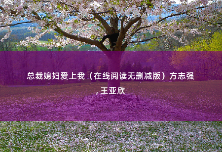 总裁媳妇爱上我（在线阅读无删减版）方志强, 王亚欣臭婆娘？-掌中文学