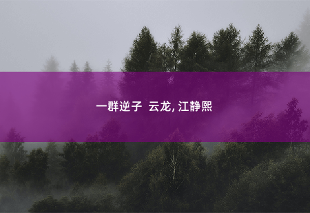 一群逆子  云龙, 江静熙 傲世骄龙-掌中文学