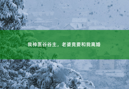 我神医谷谷主，老婆竟要和我离婚孙准浩输了一秒-掌中文学
