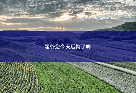 霍爷您今天后悔了吗黑色婚礼 -掌中文学