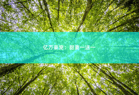 亿万豪宠：甜妻一送一 未婚先孕 -掌中文学