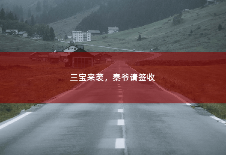 三宝来袭，秦爷请签收将他俩一起“埋”了 -掌中文学